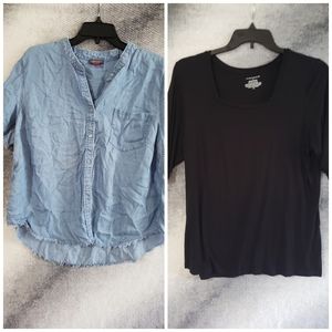 Plus tee top bundle